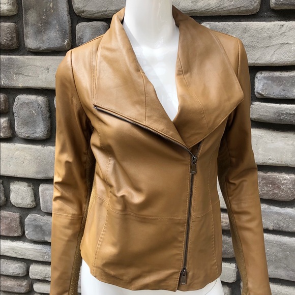 Vince Jackets & Blazers - Vince Camuto Scuba Style Leather Jacket M